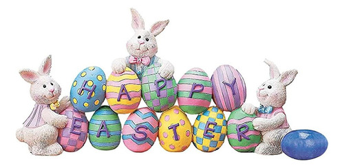 Mesa Decorativa Con Diseño De Conejo De Pascua