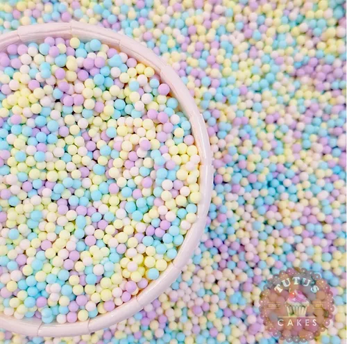 Sprinkles Mini Perlas Pastel Mate 2mm 50grs Reposteria