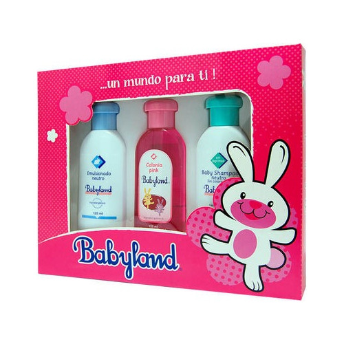 Babyland  Estuche Shampoo, Emulsionado Y Colonia
