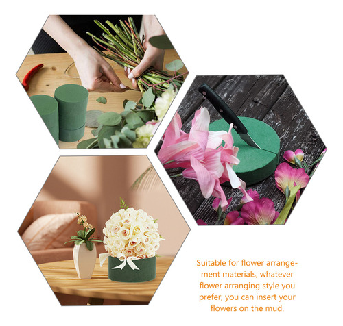 Bloques De Flores, Arreglos Florales, Esponja De Barro, 10 U
