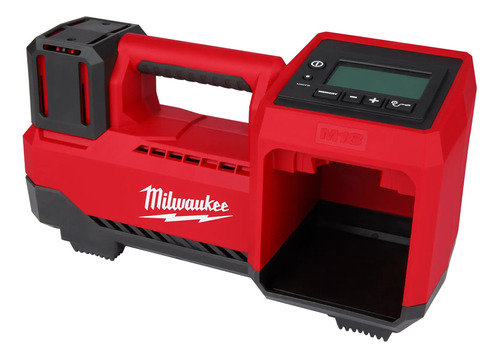 Inflador De Neumáticos Inalámbrico M18 De 18v Milwaukee- E.o Color Rojo Fase eléctrica Bifásica Frecuencia 50