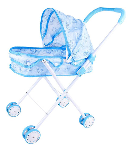 Carrito De Muñecas Blue Simulation