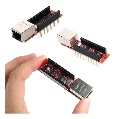 Mgsystem Shield Enc28j60 Ethernet Para Arduino Nano