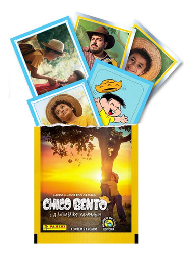 Kit 120 Figurinhas Turma Da Monica Filme Do Chico Bento