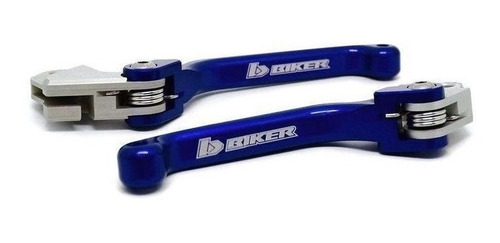 Kit Manete Retrátil Biker Suzuki Drz 400 2000 A 2012 Azul