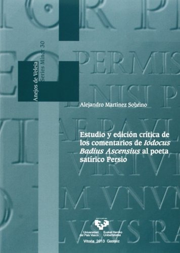 Libro Estudio Y Edicion Critica De Los Comentarios  De Marti