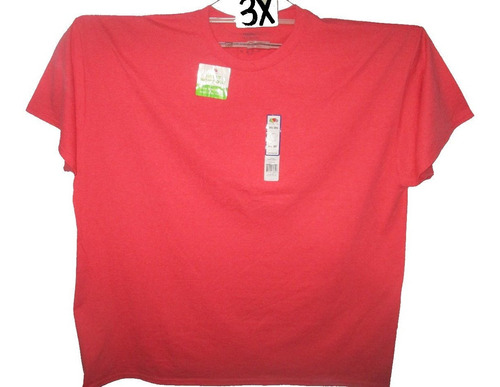 Camiseta Coral Casual Talla 3x Cuello Redondo Fruit The Loom