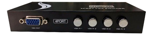 Switch 4 Puertos Vga Nisuta Ns-swvg4 Manual 4 Pc 1 Monitor