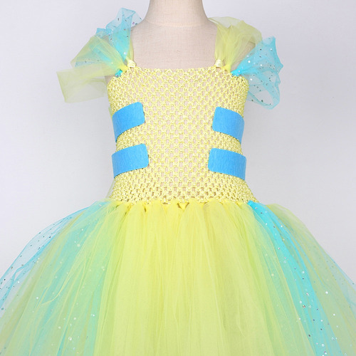 Vestido Tipo Tutú Flounder Clownfish Para Niñas Con Temática