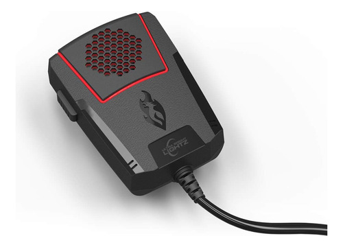 Ubl Microfono De Repuesto Rojo Para Feniex Storm Pro 100w, S