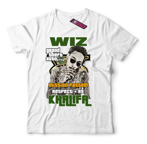 Remera Wiz Khalifa Gta V Rap 12 Dtg Premium