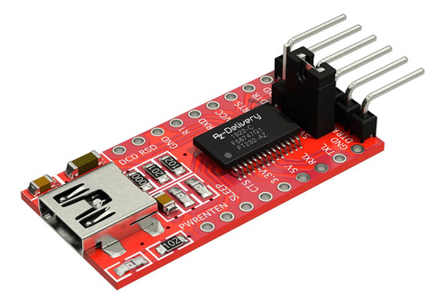 Modulo Adaptador Serie Usb A Ttl Ft232 5v 3,3v 