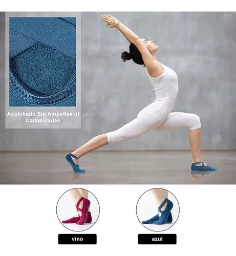 8 pares de calcetines largos de yoga con agarre para mujer, calcetines  antideslizantes antideslizantes para pilates, barras, danza, yoga