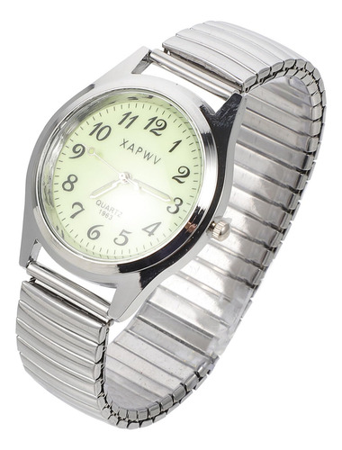 Hemobllo Reloj Casual Digital Luminoso Para Ancianos Banda