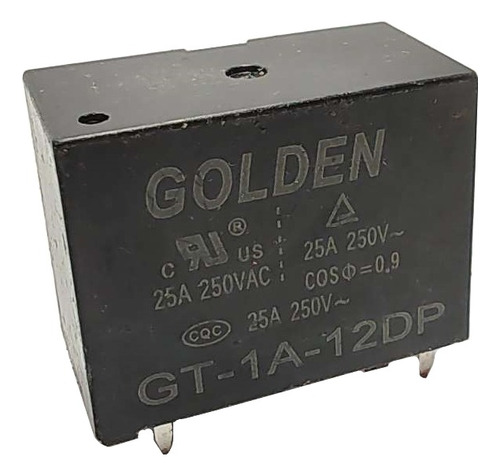 Rele Relay Gt-1a-12dp Gt 1a 12dp 250v 25a 4 Pines