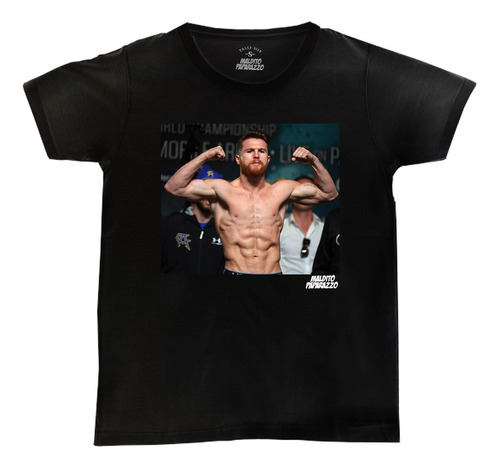 Canelo Álvarez -pesaje- (boxeo) - Remera 100 % Algodón 