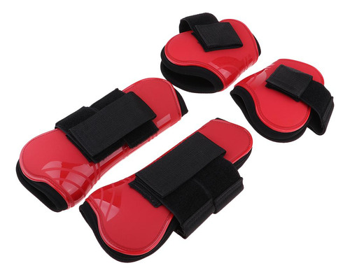 2 Pares Patas Botas Frente Trasero Accesorios De Rojo