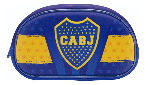 Cartuchera Cresko Boca Juniors Color Azul 2 Cierres