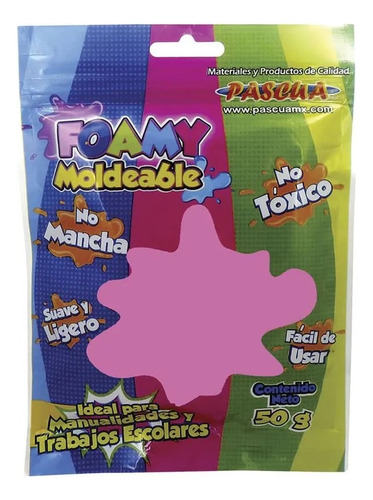 Foamy Moldeable 50g Pascua Color Rosa Claro