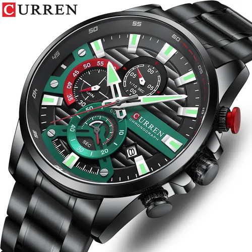 Reloj Curren 8415, Acero, 4 Colores, Original.