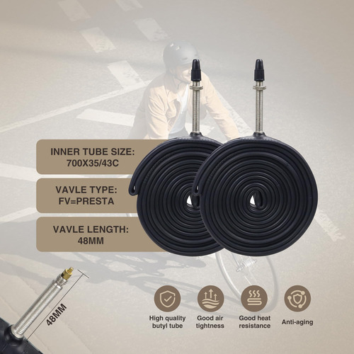 Makelen 2 Paquete Resistente A Los Pinchazos 700x35c Road Bi