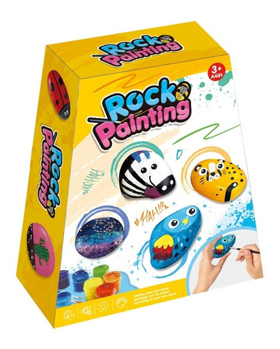 Juego De Piedras Para Pintar Set De Arte Para Niños