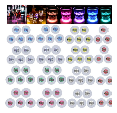 70 Unidades De Luces Led Adhesivas Para Botellas De Vino, 3