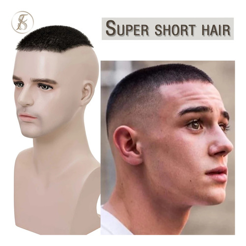 Peruca Masculina Curta Buzz Cut 11g