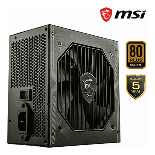 Msi Fuente De Poder Mag A650bn/650w/80+ Bronce/120mm/atx
