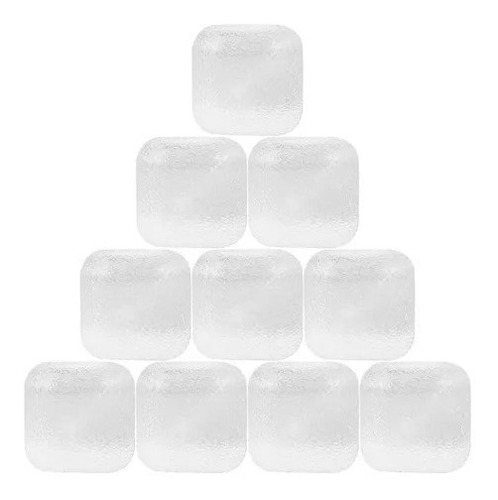 Cubo De Gelo Artificial Reutilizável Com 10 Unidades