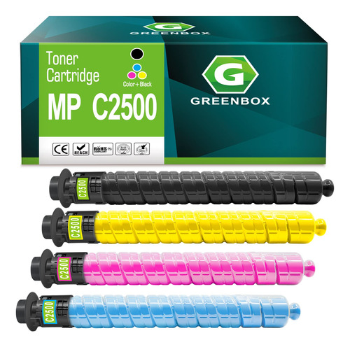 Greenbox Cartucho De Tner Compatible Mp C2500 Mp C3000 Dsc52