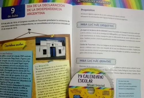 Libro: Mi Calendario Escolar Nivel Inicial + Cd - Ruy Diaz