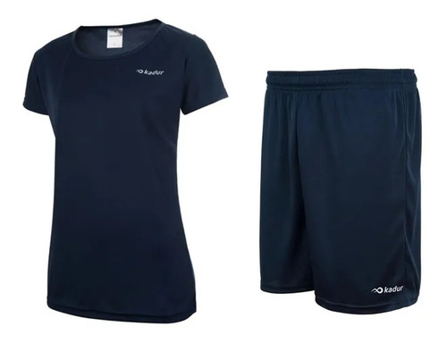 Camiseta Short Entrenamiento Dama Futbol Deportivo Combo