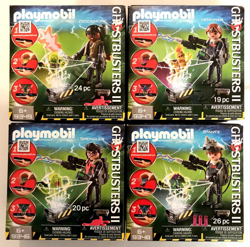 Set De Los 4 Ghostbusters Playmobil Cazafantasmas Hologramas