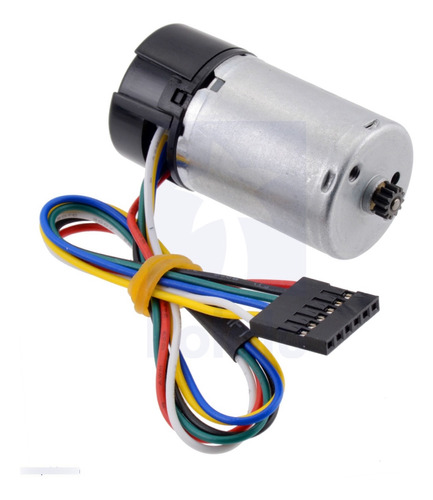 Motorreductor 25d 12v Sin Caja Encoder 48 Piñon Helicoidal