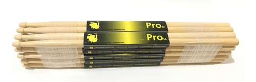 Palillos Para Bateria Pack X10 Juegos Pro 5 A B Baquetas Color 5apm
