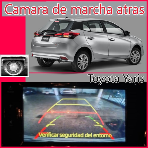 Camara De Retroceso Toyota Yaris Instalado!