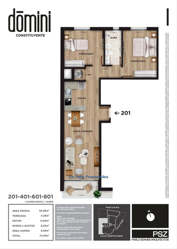 Imagen 3 de 9 de Venta Apartamento 2 Dormitorios En Cordón Cw168161