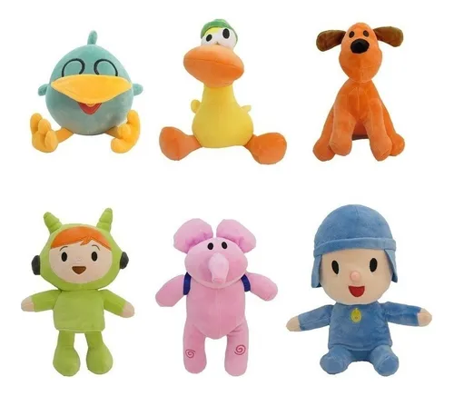 Pocoyo Juguetes Pack De Figuras De Peluche Aprende Riendo