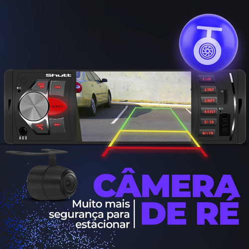 Imagem 6 de 8 de Mp5 Automotivo Shutt Los Angeles Sensor De Estacionamento