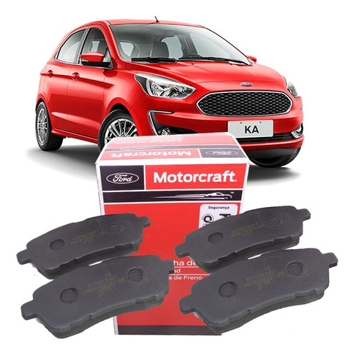 Pastilhas Novo Ka Original Motorcraft Jogo Dianteiro Após 14