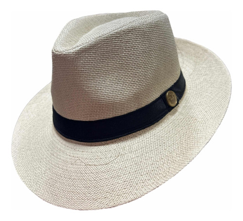 Sombrero Gorro Panama Ala Corta Elegante Verano