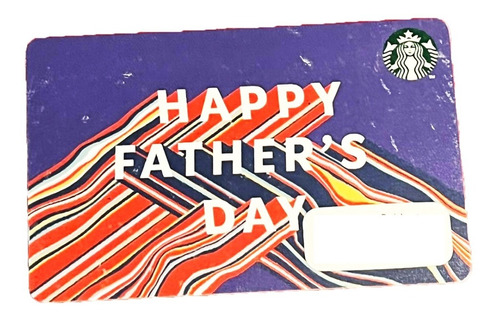 Tarjeta Starbucks Dia Del Padre Fathers Day