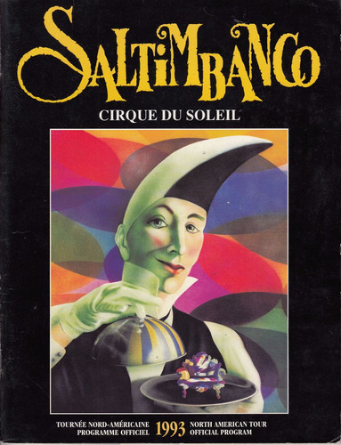 Programa Cirque Du Soleil 1993 Saltimbanco Tour Norteamerica