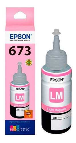 Botella Tinta Epson Original T673620 Magenta L800 L1800 L805