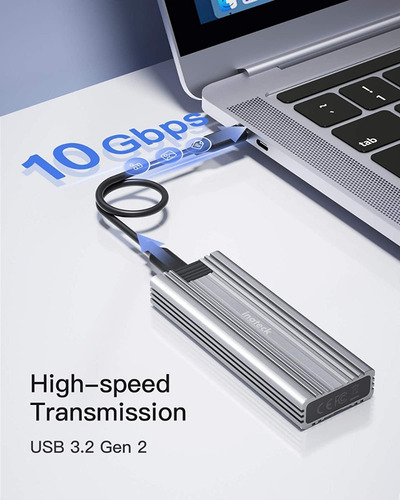 Imagen 5 de 8 de Docking Para Ssd - M.2 Nvme Y Sata - M-key Y B+m Key Usb 3.1