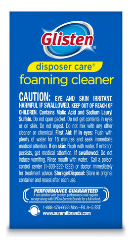 Limpiador Triturador De Basura Glisten Dp20b Disposer Care X