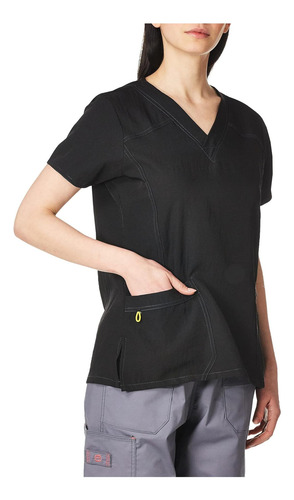Camiseta Deportiva En V Wonderwink Para Mujer, Elástica En C