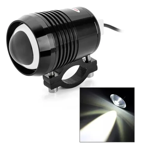 Juego 2 Faros Proyector Lupa Cree Led Auxiliar U2 + Tecla Sw