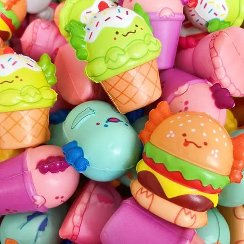12 Squishy Kawai Ajolote Cute Juguete Piñata Bolo Squize